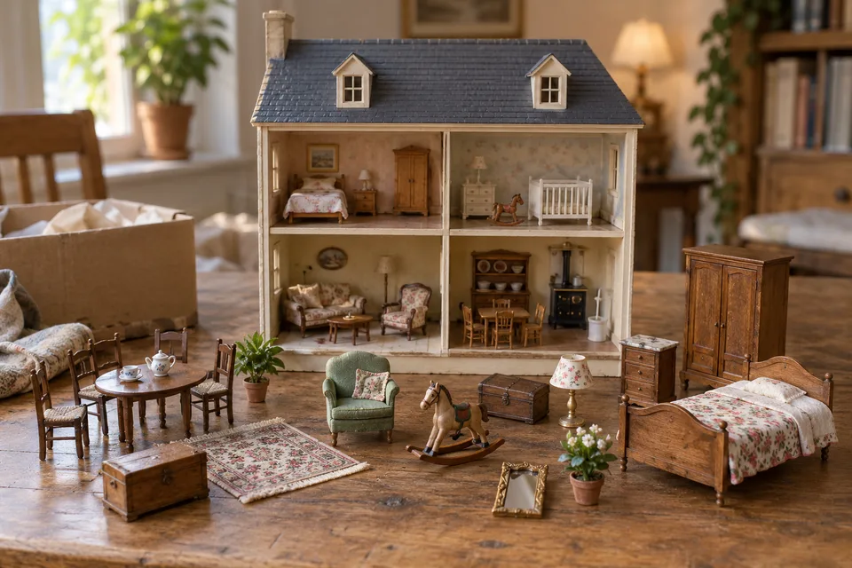 Inventaire d’une maison de poupée et de son mobilier